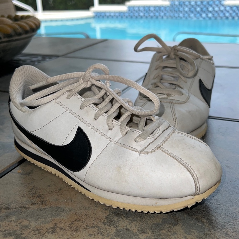 Nike Cortez leather sneakers